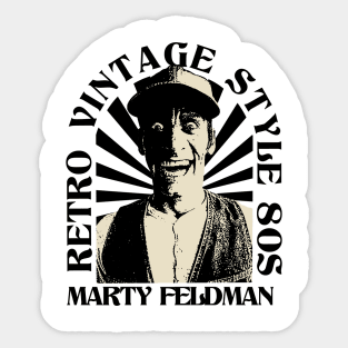 Retro Vintage Marty Feldman Sticker